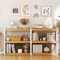 3 Tier Bookshelf Wooden Bookcase with Dual Anti-Tipping Kits Perfect for Any Room